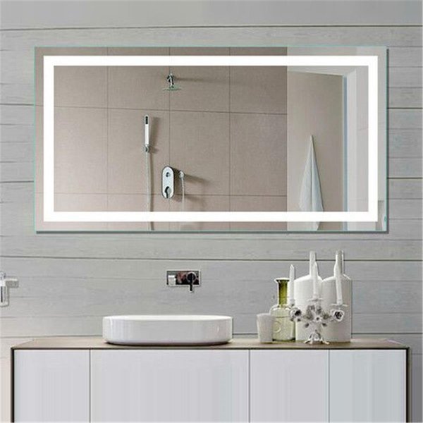 Perfectpillows 24 x 2 x 40 in. Harmony Illuminated Mirror with 6000K LED Backlight PE2638910